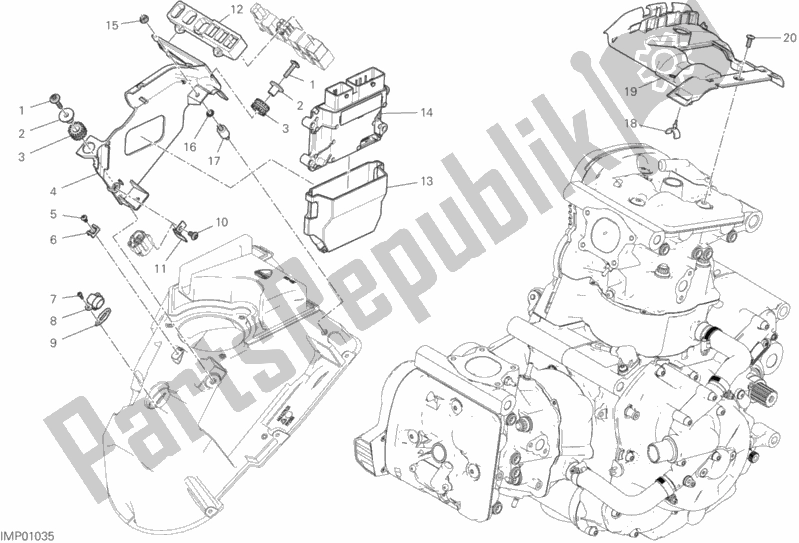 Todas las partes para Unidad De Control Del Motor de Ducati Supersport S 937 2020